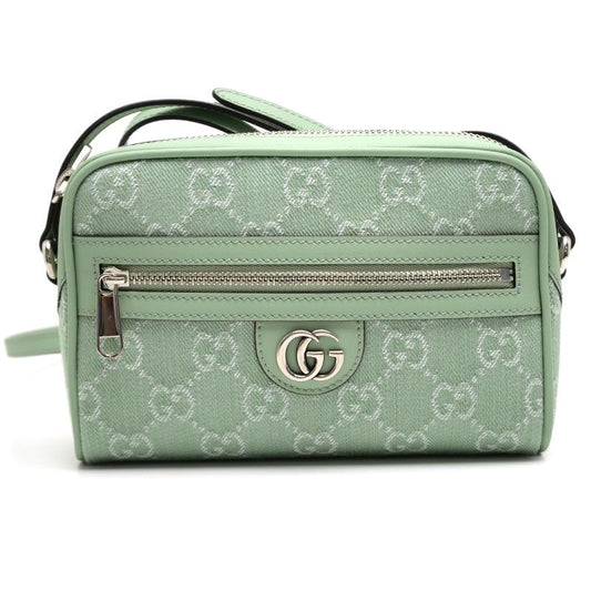 Gucci Ophidia Mini Shoulder Bag 772311 GG Canvas Green
