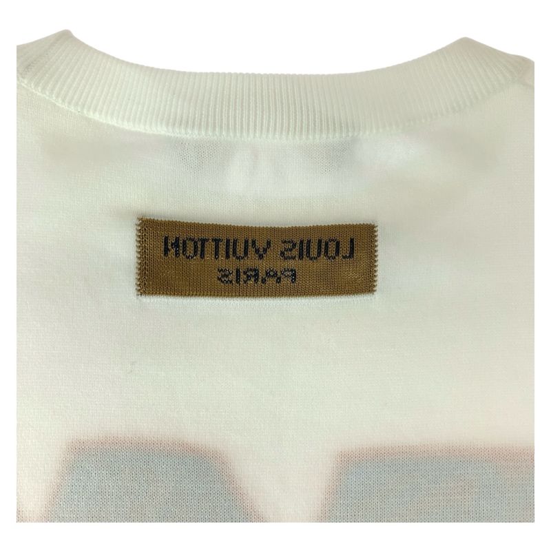 Louis Vuitton LVM Size S White Multicolor Hpn15wha0 Rm232m Short Sleeve T-shirt