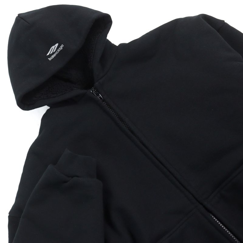 Balenciaga 2023 773668 Tpuq2 3B Sports Icon Hoodie Heavy Fleece Hooded Jacket