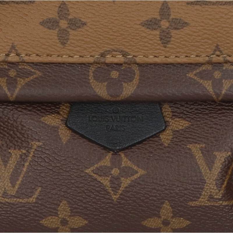Louis Vuitton M42411 Palm Spring Monogram Reverse Mini Backpack Women
