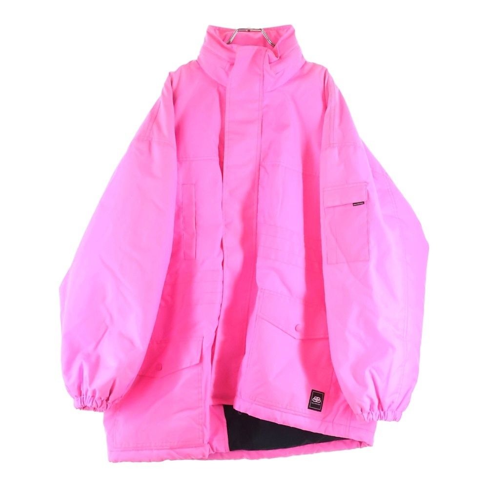 Balenciaga Nylon Pulled Patted Jacket Pink