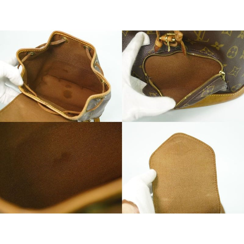 Louis Vuitton Mini Montsouris Monogram Rucksack Sac Backpack Brown — view 8