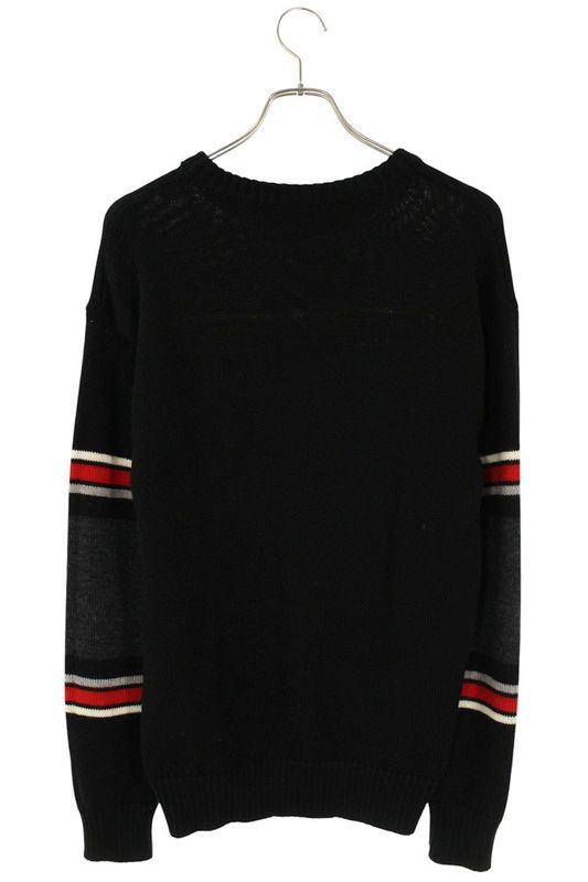 Saint Laurent Paris 17SS 411363 Y1mm (0.04in)1 Dinosaur Embroidery Knit Men's XS