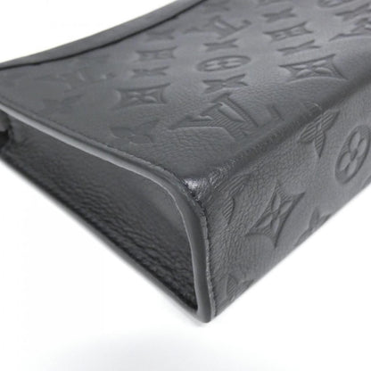 Louis Vuitton Monogram Shadow Gaston Wearable Wallet Shoulder Bag Black — view 3