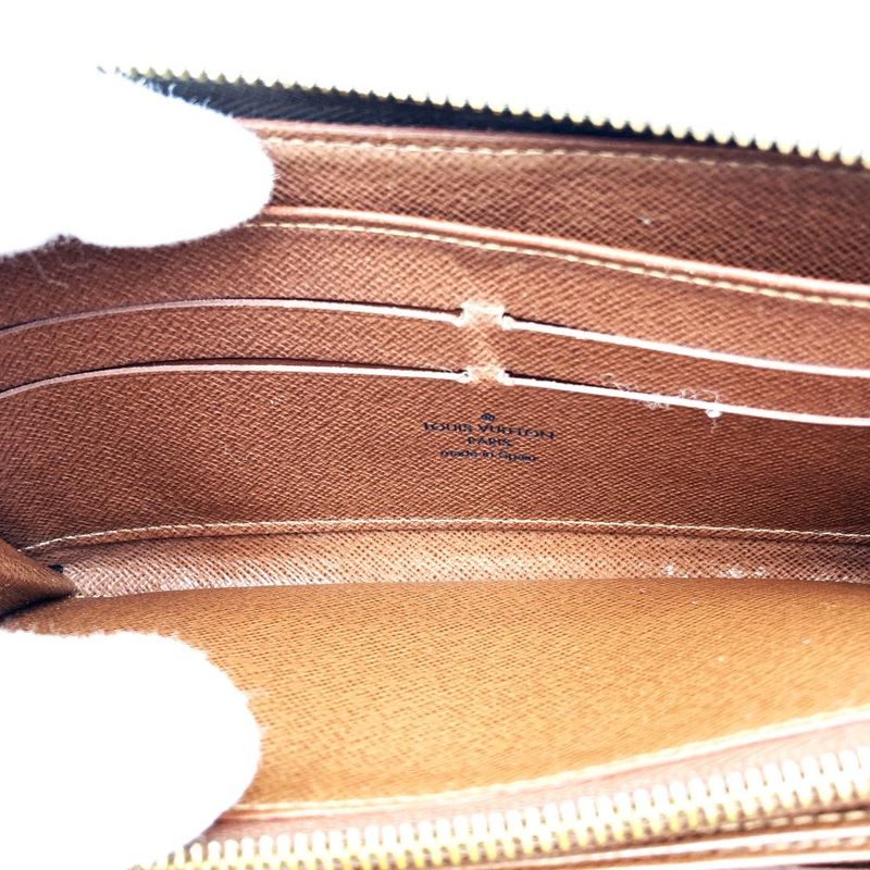 Louis Vuitton M60017 Zippy Wallet Long Wallet Monogram Canvas Brown Women's