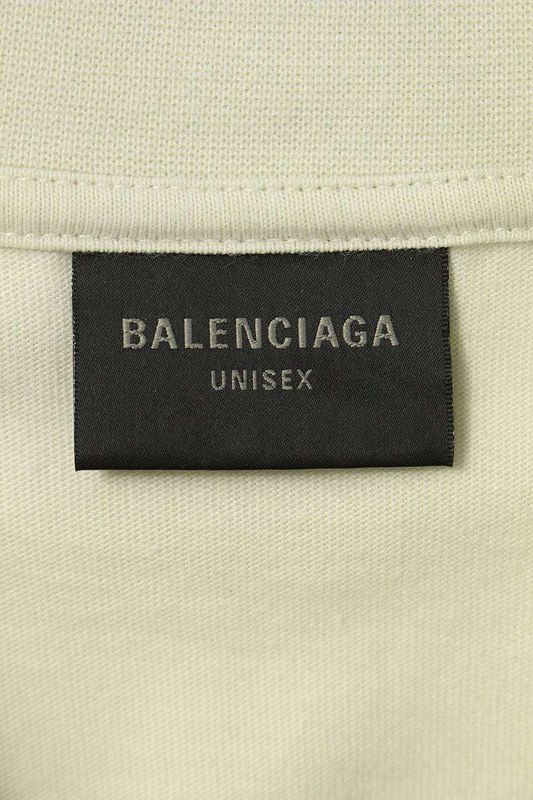 Balenciaga 22AW 712398 Tnvb3 Be Different Embroidered T-shirt Men 1