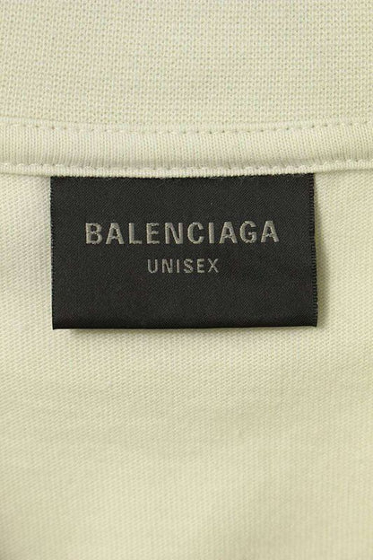 Balenciaga 22AW 712398 Tnvb3 Be Different Embroidered T-shirt Men 1