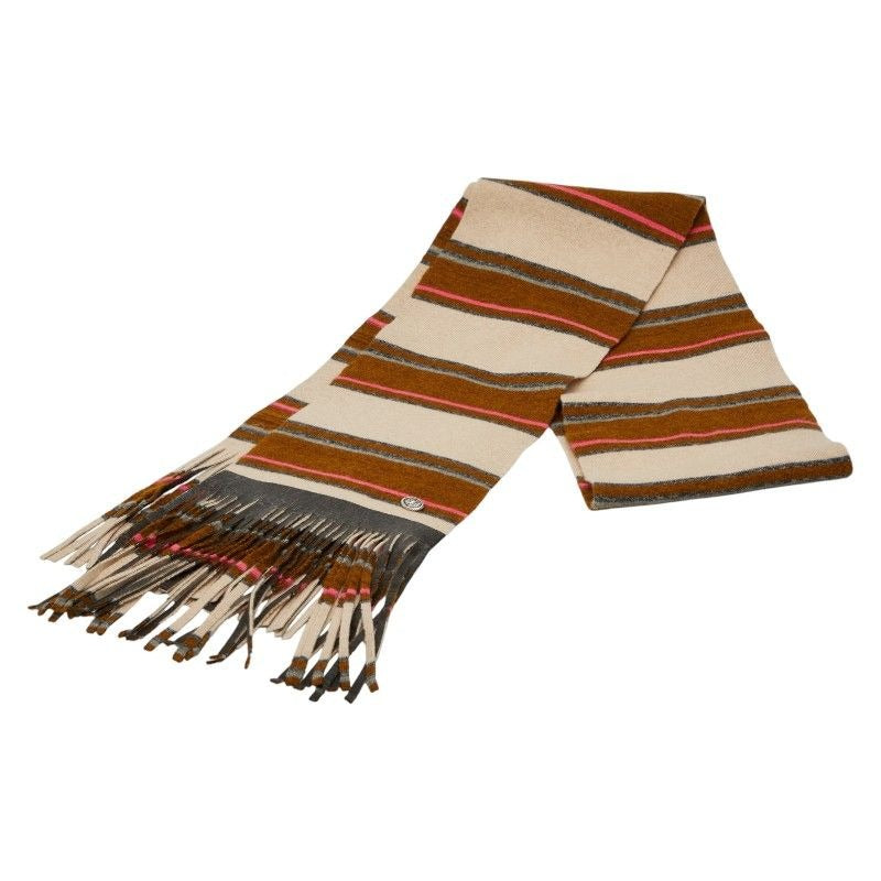 Chanel Striped Beige Multicolor Cashmere