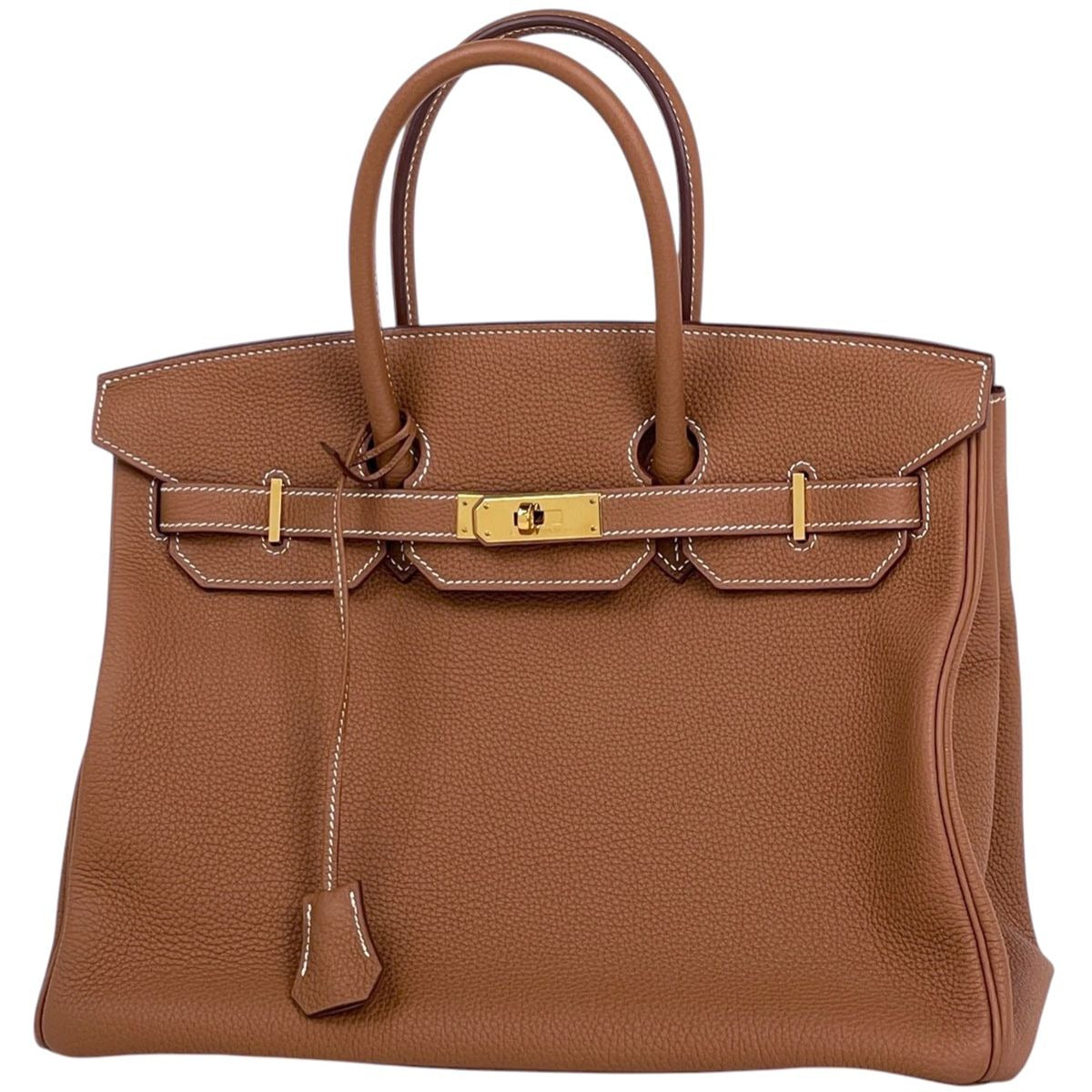Hermes Birkin 35 Handbag Togo Brown
