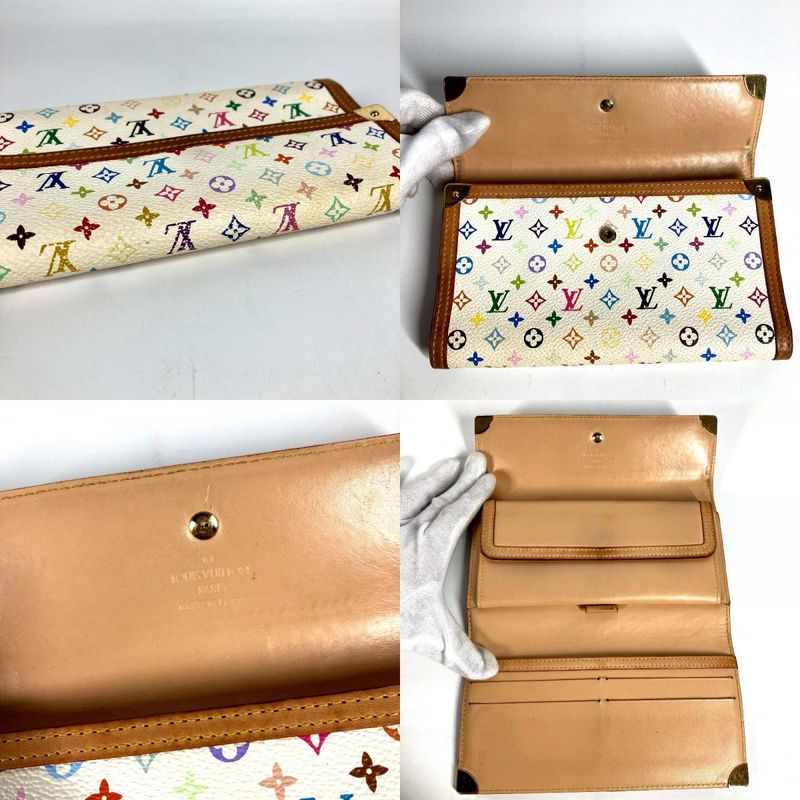 Louis Vuitton Long Wallet Porte Trésor International M92659 Monogram Multicolor