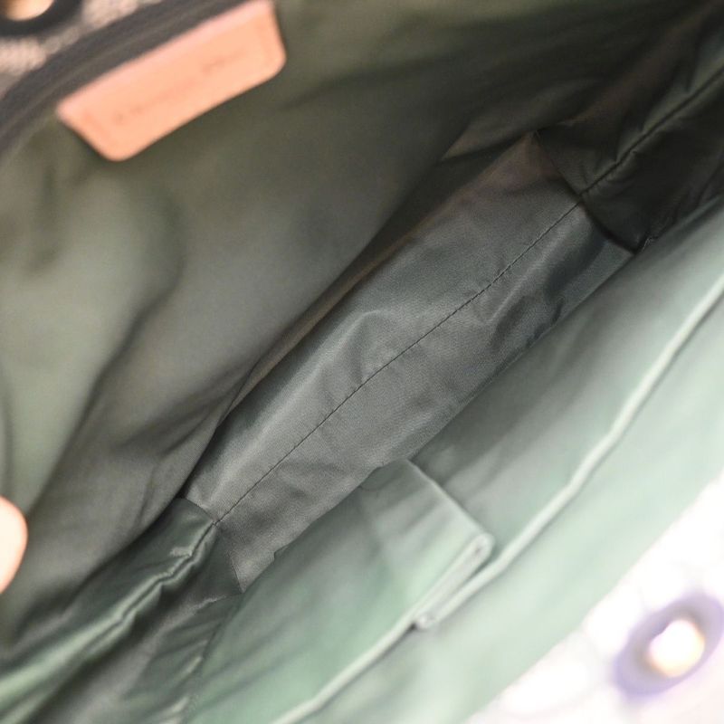 Christian DIOR Shoulder Tote Leather Canvas Leather 70kb031