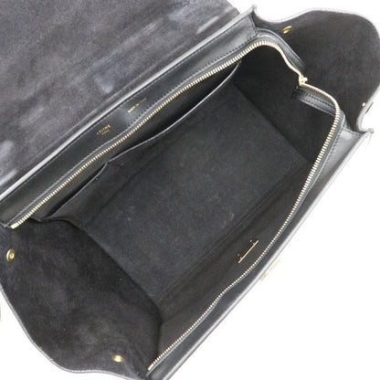 Celine Trapeze Medium 1695430ta Calf And Suede Black/white Ladies Handbag