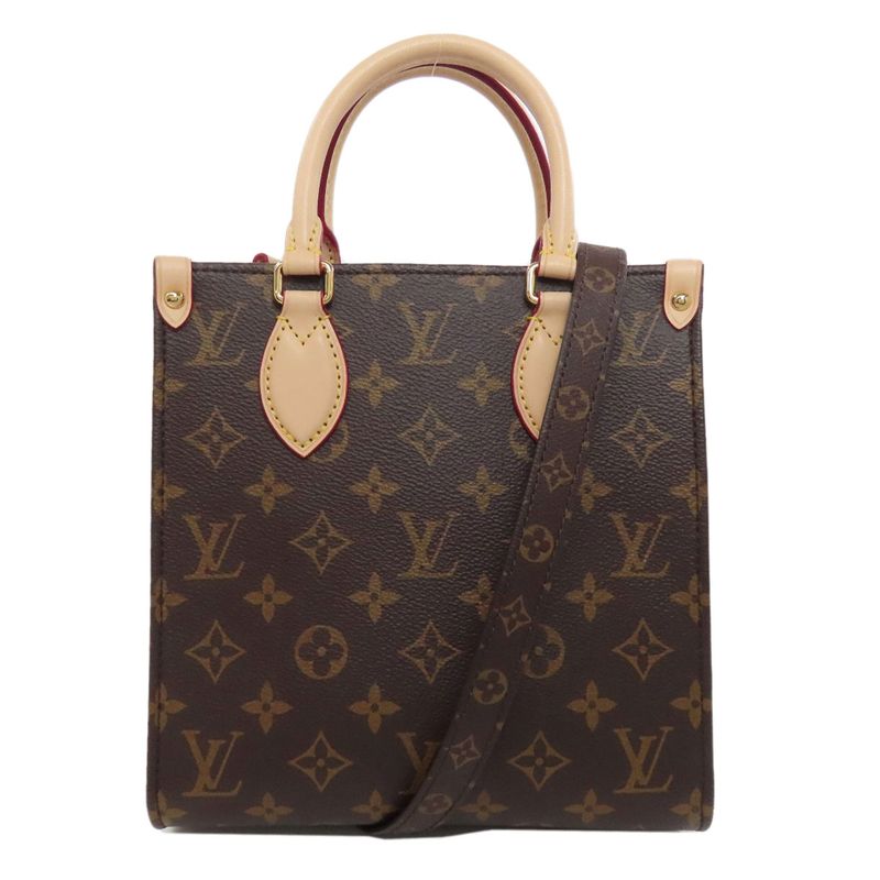 Louis Vuitton M46265 Sac Plat BB Handbag Monogram Canvas Women