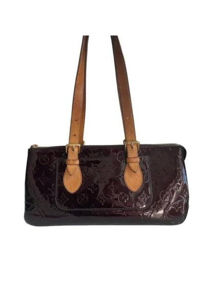 Louis Vuitton Vernis Rosewood Avenue Bag Monogram Tote Amarante