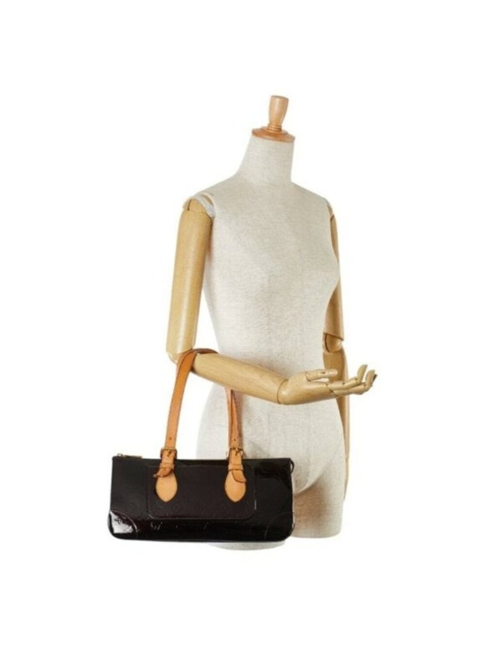 Louis Vuitton Vernis Rosewood Avenue Bag Monogram Tote Amarante