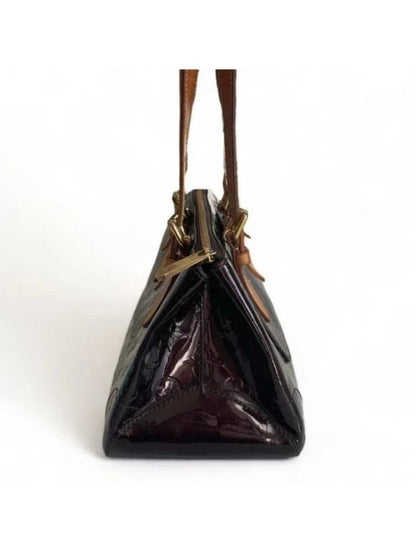 Louis Vuitton Vernis Rosewood Avenue Bag Monogram Tote Amarante