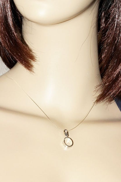 Cartier Charm Pendant Top 18K White Gold Baby Love Charm