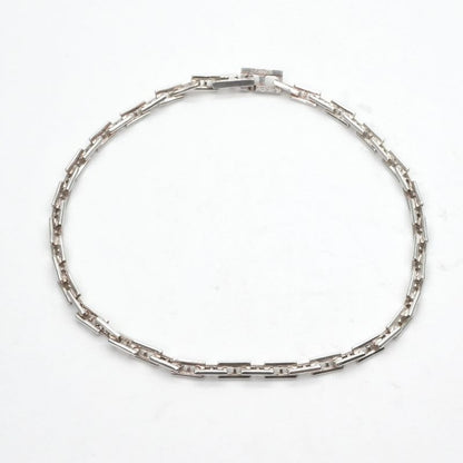 Hermes Bracelet Bangle Cuff Silver Cles PM Hera 18
