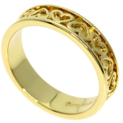 Tiffany & Co Cutout Heart Ring 18k Yellow Gold