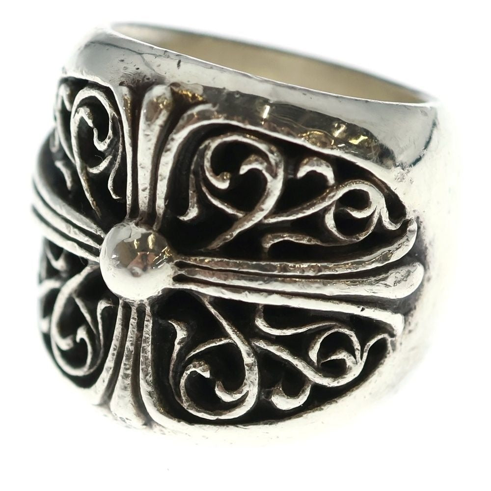 Chrome Hearts Classic Oval Cross Ring Silver with