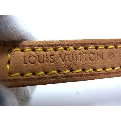 Louis Vuitton Leather Bag Shoulder Strap Brown — view 4