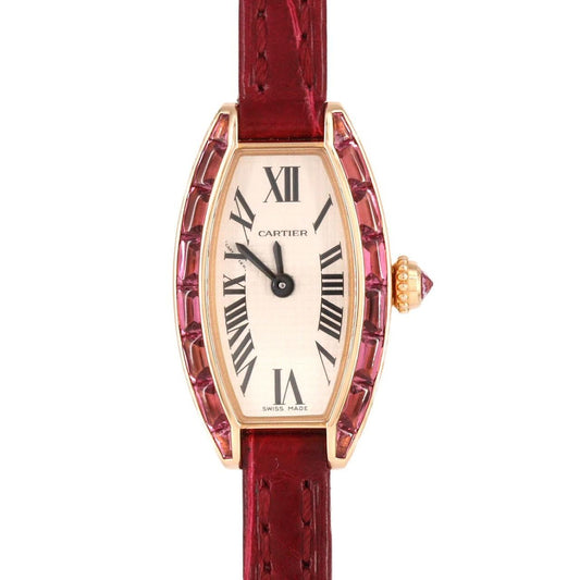 Cartier Mini Tonneau Raniere PG Tourmaline Rg Quartz Bracelet