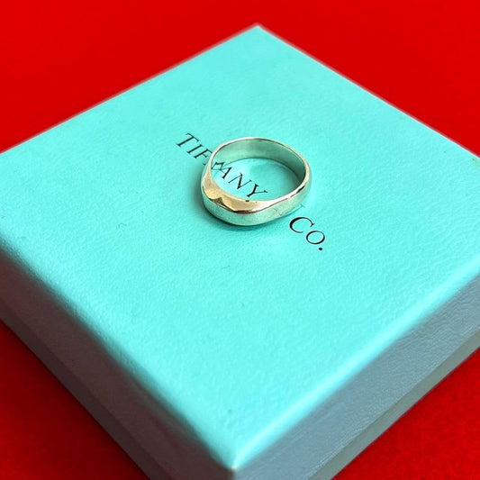 Tiffany & Co Knife Edge Ring Silver 925 No 10 Accessory