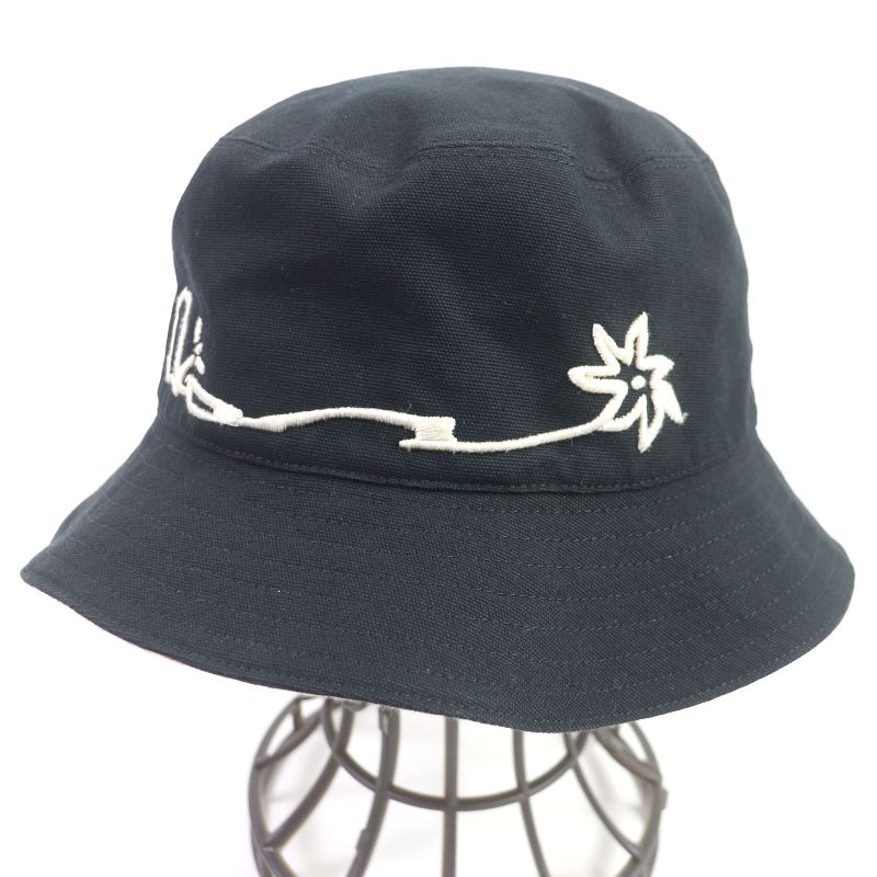 DIOR Om Cactus Jack 22AW Travis Scott 033c906u4511 Bucket Hat Black L Made In
