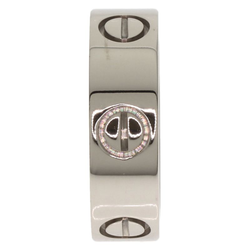 Cartier Love Ring #50 Ring - 18K White Gold Ladies