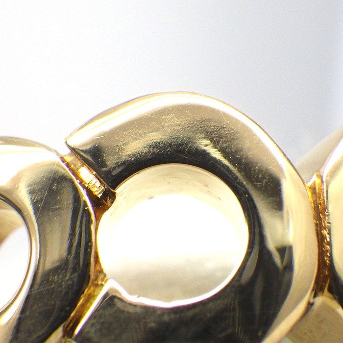 Chanel Ring Coco 1 Point Emerald 18K Yellow Gold Size 12