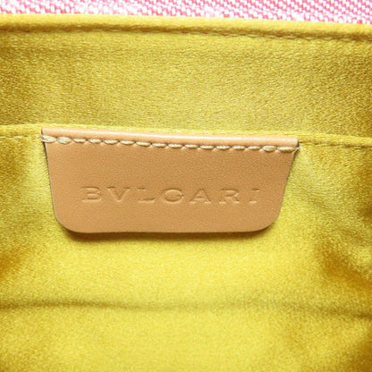 Bvlgari Logomania Handbag Canvas Leather Women