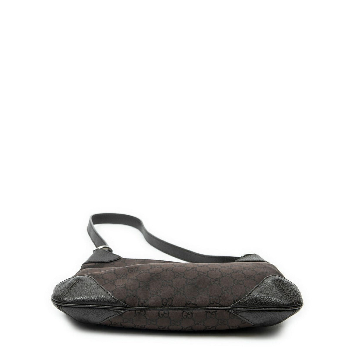 Gucci Capri Hobo Dark Brown GG Nylon Canvas — view 6