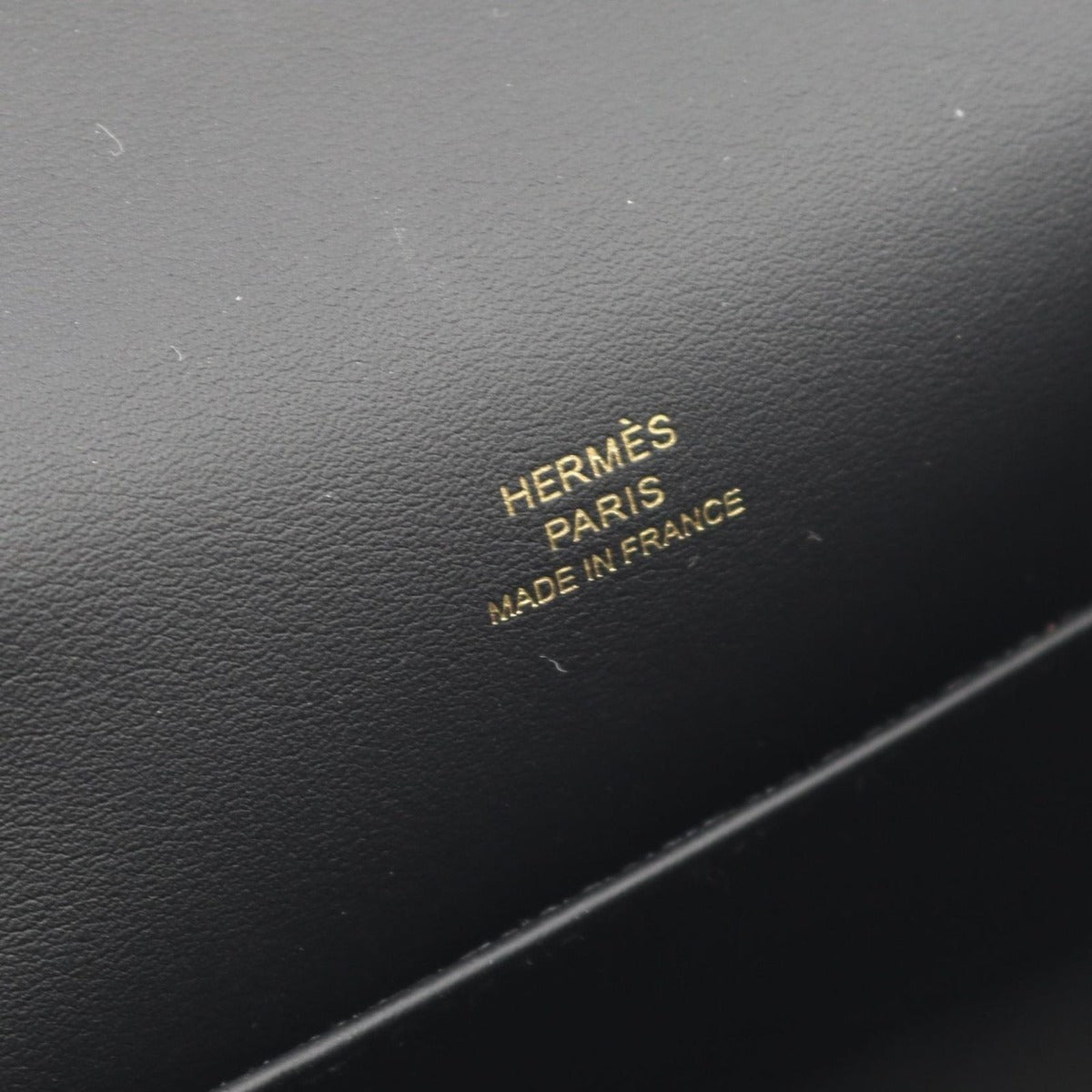 Hermes Handbag Pochette Kelly Mini Black Leather — view 4