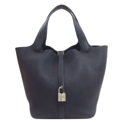 Hermes Picotin Lock MM Silver Handbag Taurillon