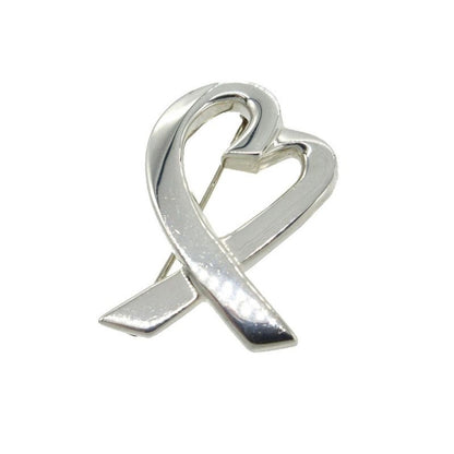 Tiffany & Co Loving Heart Paloma Picasso Brooch 925 Silver 0606