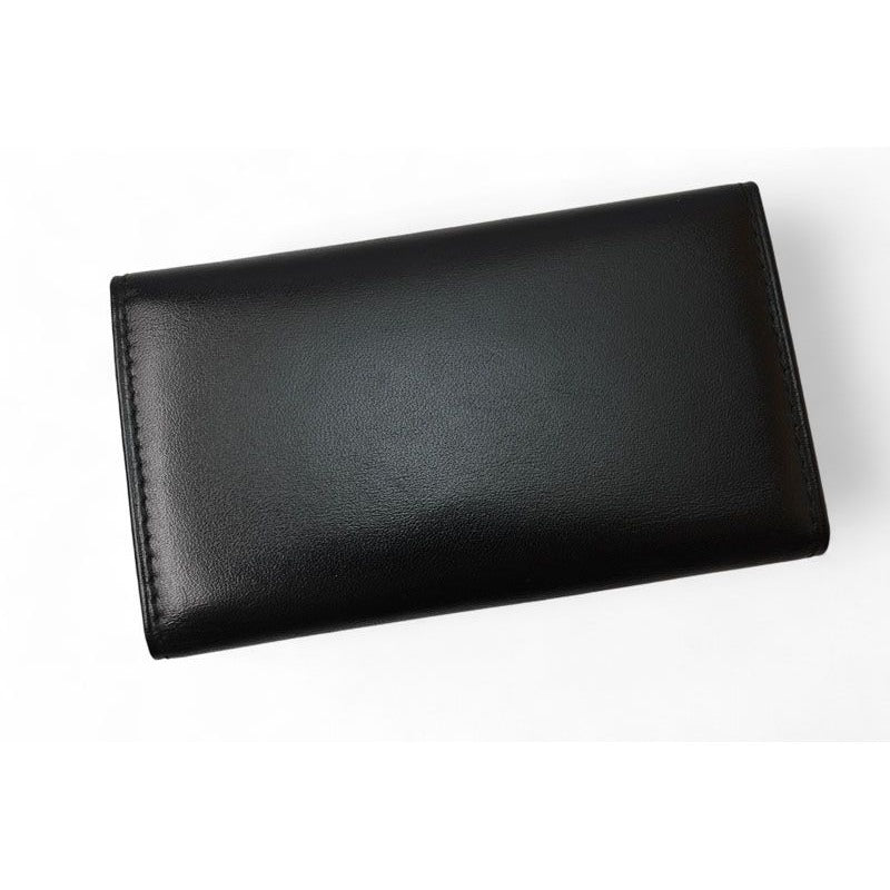 Cartier Key Case Holder Pasha Calf Leather Black Gold Hardware — view 6