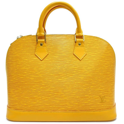Louis Vuitton Alma PM Handbag 2-Way Epi Leather Yellow