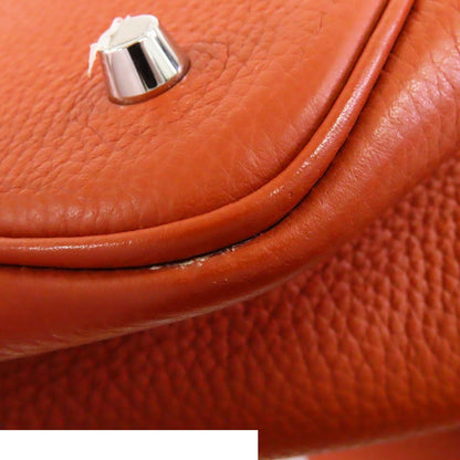 Hermes Picotin Lock Touch MM Cuible Jaune d'Or Silver Taurillon Handbag — view 7