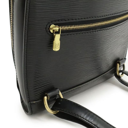 Louis Vuitton Epi Mabillon Backpack Sac Backpack Shoulder Bag Leather Noir