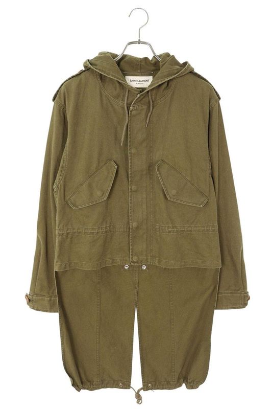 Saint Laurent Paris 14SS 337875 Ym33n Tail Military Mod Coat Men's 44