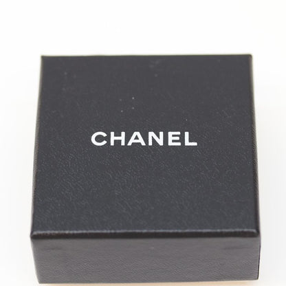 Chanel 96P Silver Turnlock Coco Mark Earrings