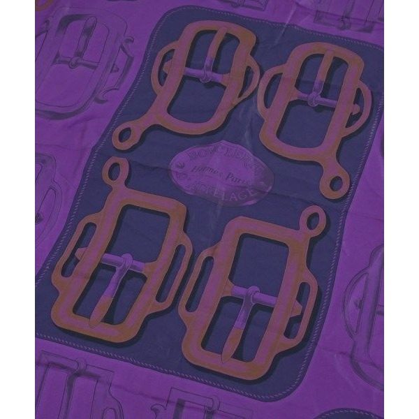 Hermes Bandana Scarf Blue — view 3