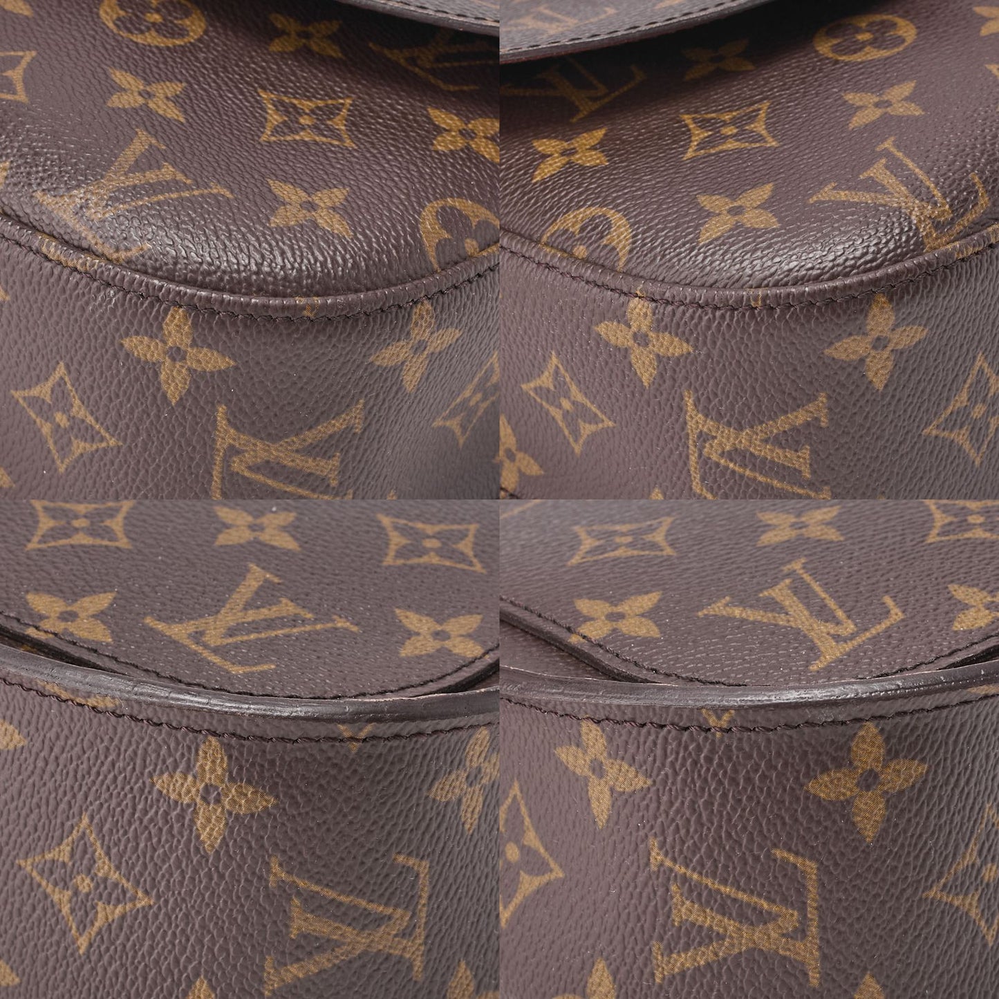 Louis Vuitton Monogram Saint-cloud Shoulder Bag M51243 Brown (gold Hardware)