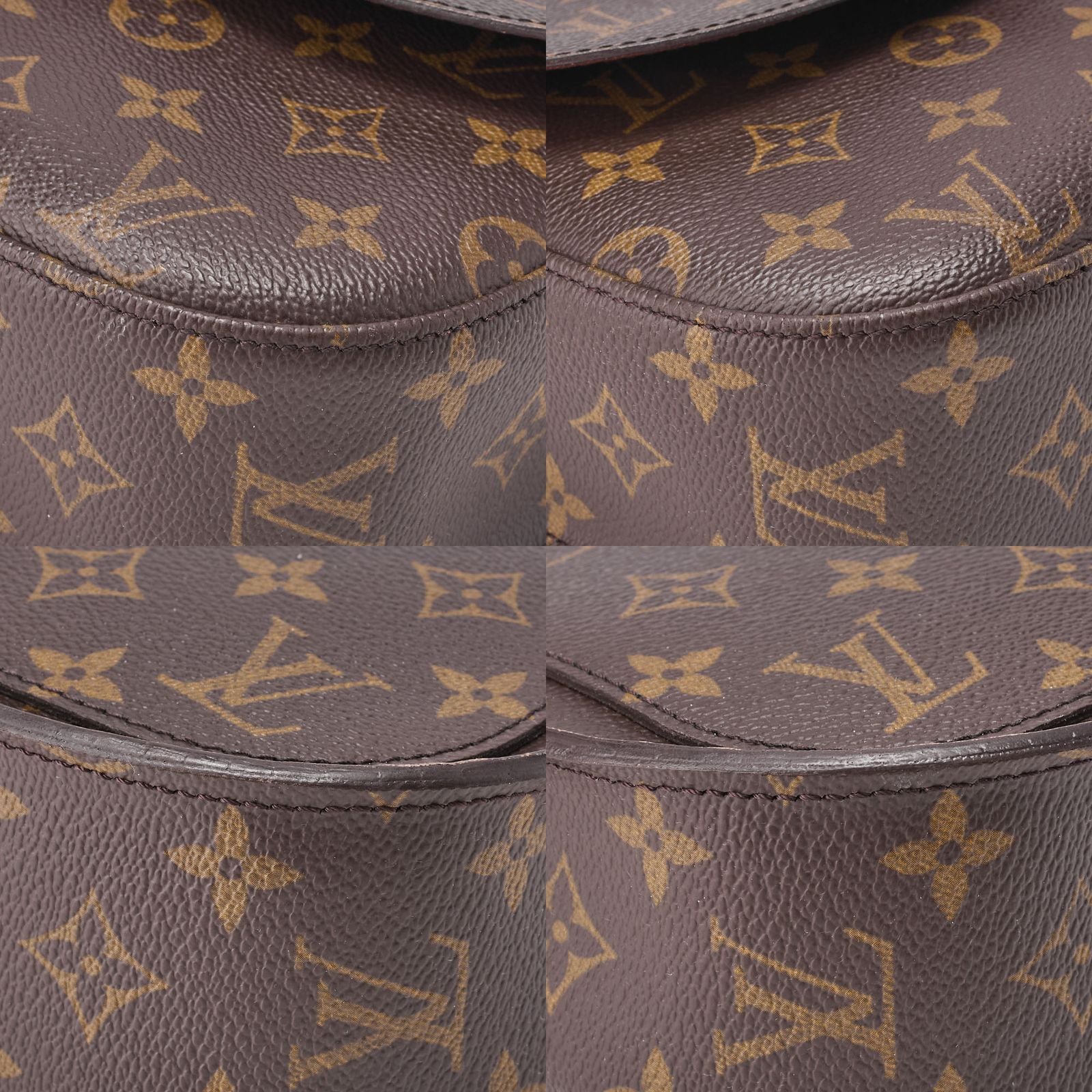 Louis Vuitton Monogram Saint-cloud Shoulder Bag M51243 Brown (gold Hardware)