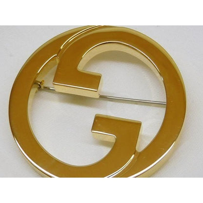 Gucci Blanc Di Brochi Gold Color 8C Brooch — view 2