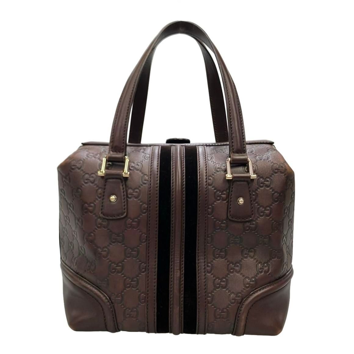 Gucci Mini Boston Bag Gold Guccissima — view 2