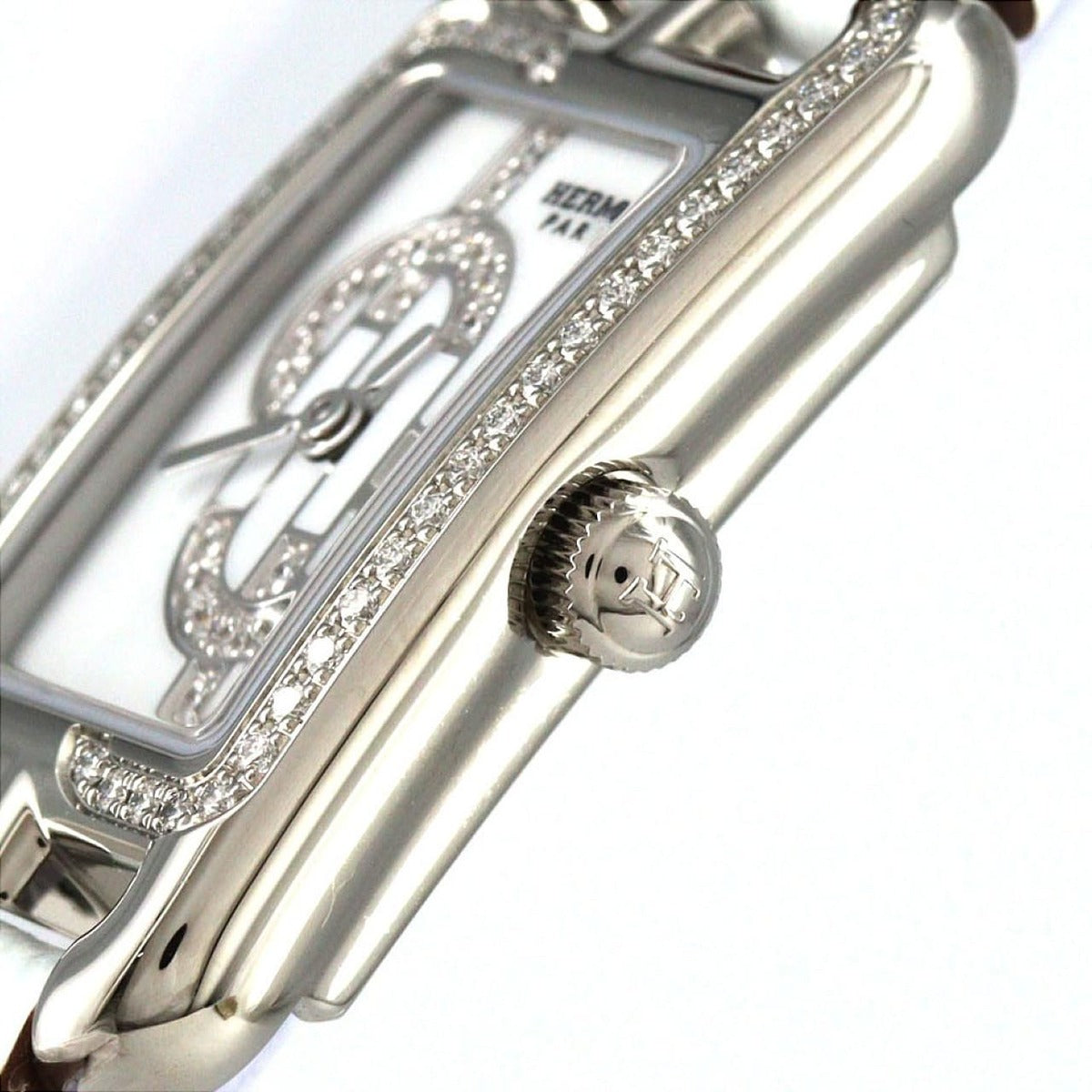 Hermes Nantucket D SS Quartz Bracelet — view 3