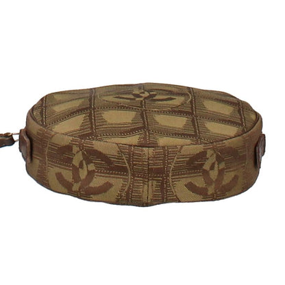 Chanel New Travel Line Hand Pouch A17682 Nylon Ladies Other Bag Khaki Brown