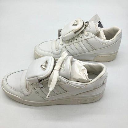 Prada 742 Re-Nylon Adidas Forum Low White Management Tkt Sneaker — view 4