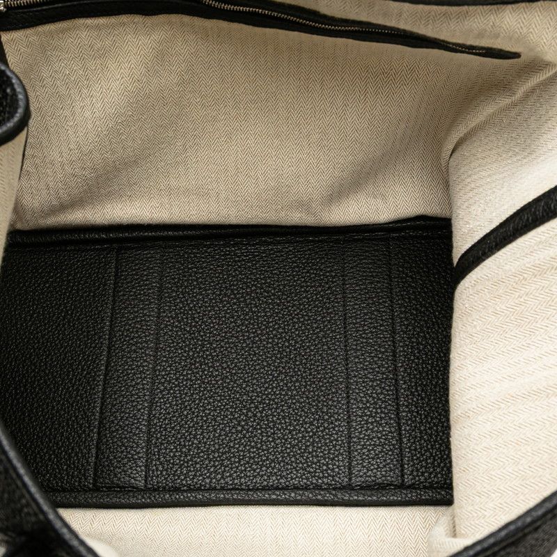 Hermes Garden Party PM Black Silver Hardware Negonda Ladies Hermes